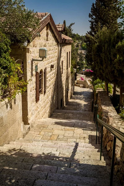 El barrio Yemin Moshe, Jerusalén, Israel — Foto de Stock