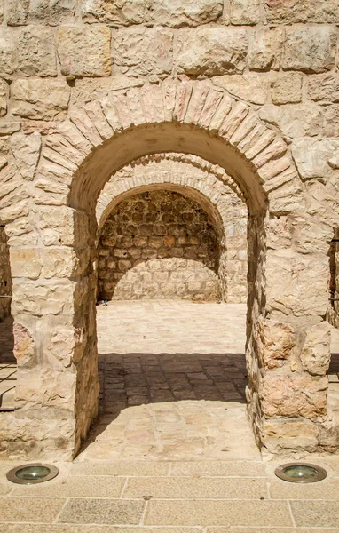 Historisches Gebäude, Nationalpark jerusalem walls — Stockfoto