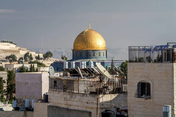 Купол скалы в Старом городе Иерусалима — стоковое фото