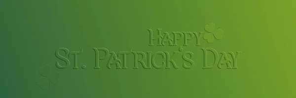 St. Patrick Day holiday card — Stock Vector