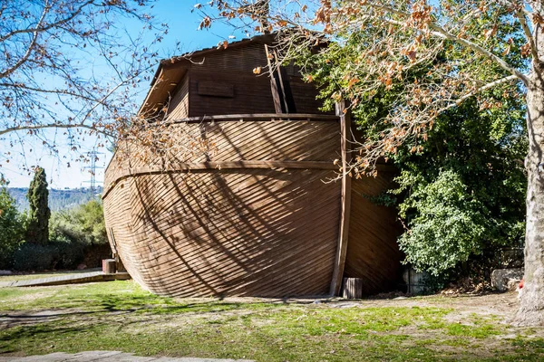 El Arca de Noé en Jerusalén Zoológico Bíblico, Israel — Foto de Stock