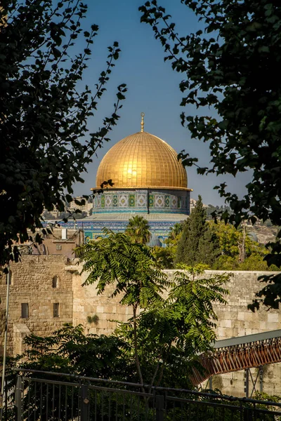 Купол Скалы, Старый Город Иерусалим, Израиль — стоковое фото