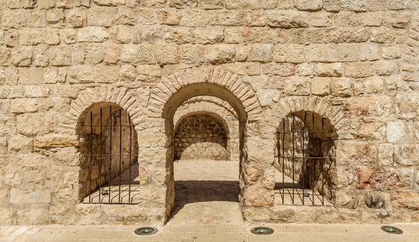 Historisches Gebäude, Nationalpark jerusalem walls — Stockfoto