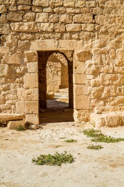 Antik Nabataean kasaba Shivta, Negev Çölü İsrail kalıntıları