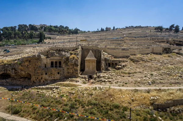 The Bnei Hazir Tomb and the Tomb of Zechariah in Jerusalem, Israel