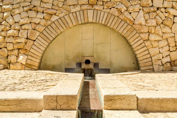 Kaskadenbrunnen in jerusalem, Island — Stockfoto