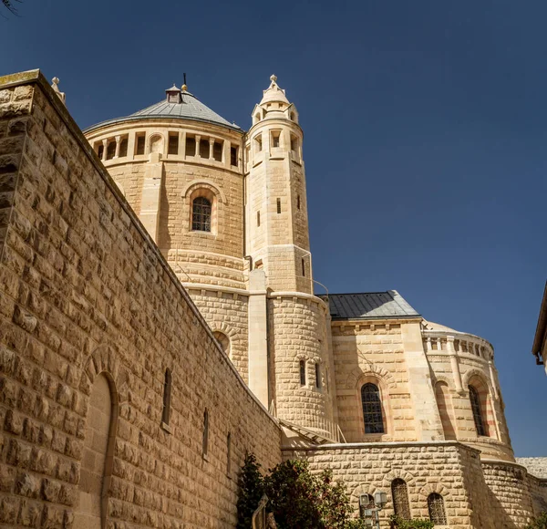 De Dormition abdij in Jeruzalem, Israël — Stockfoto