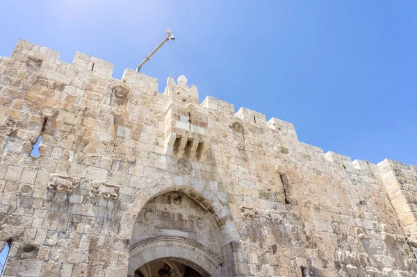 古い都市のエルサレム、イスラエル共和国のライオンズ ゲート — ストック写真