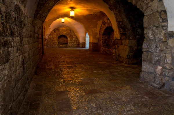 Innenraum des königlichen davids-Grabes in jerusalem, israel — Stockfoto