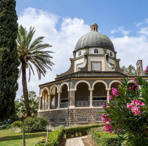 Kościół na górze błogosławieństw, Izrael — Zdjęcie stockowe
