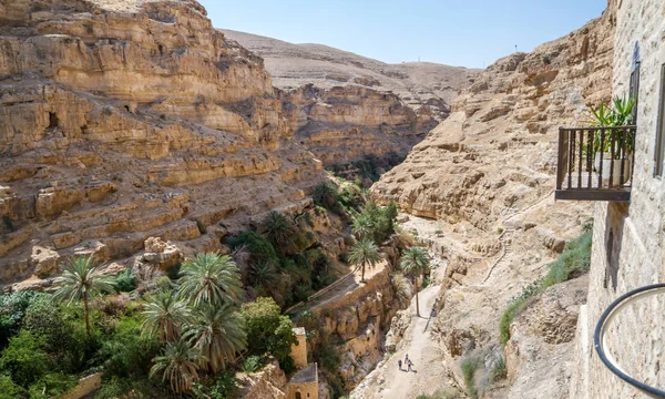 Saint George Choziba kutsal La'manastırın iz