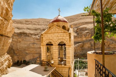 Manastırı çan kulesi Aziz George'un İsrail