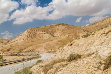 Yol Judaean çölde kutsal topraklarda, İsrail