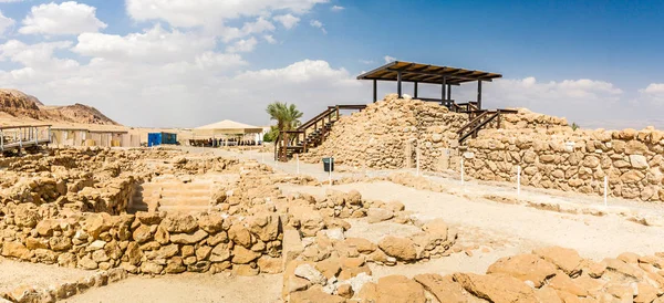 Cubierta de observación en el Parque Nacional de Qumran, Israel — Foto de Stock