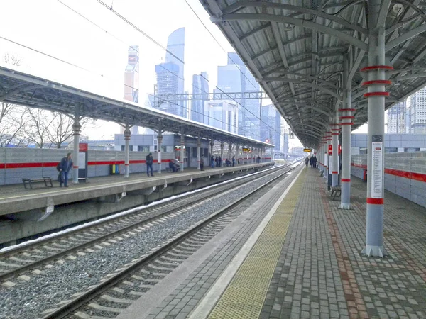 Stazione Della Metropolitana Shelepikha Mosca Dicembre 2017 — Foto Stock