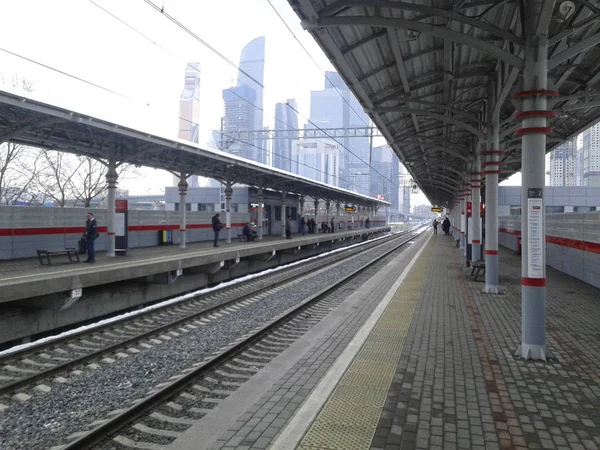 Estación Metro Shelepikha Moscú Diciembre 2017 —  Fotos de Stock