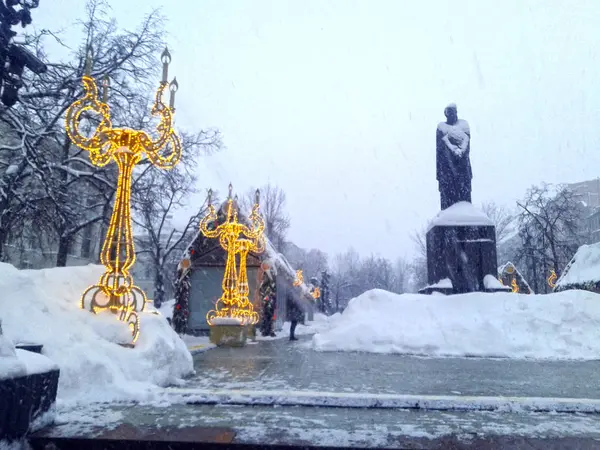 Памятник Тимирязевну Тверском Бульваре — стоковое фото