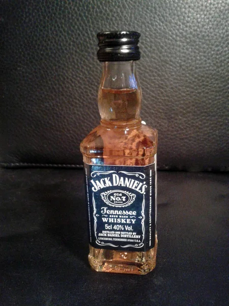 Jack Daniels Τενεσί Αμερικανικό Ουίσκι Bourbon — Φωτογραφία Αρχείου