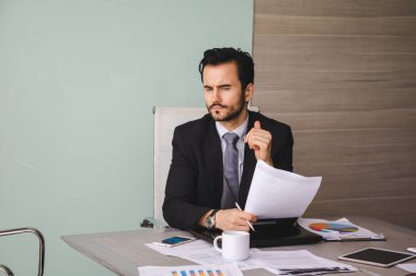 İş adamları iş toplantısı.