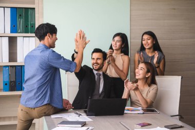 İş adamları iş toplantısı.