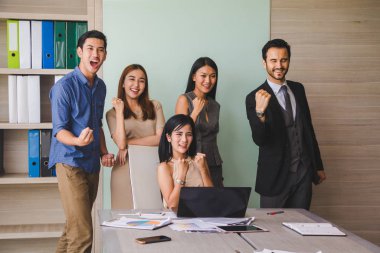 İş adamları iş toplantısı.