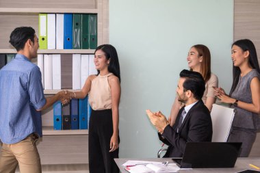 İş adamları iş toplantısı.