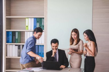 İş adamları iş toplantısı.