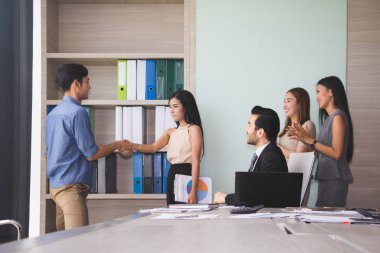 İş adamları iş toplantısı.