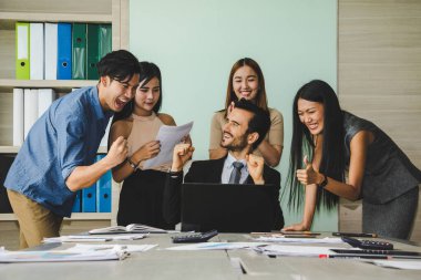 İş adamları iş toplantısı.