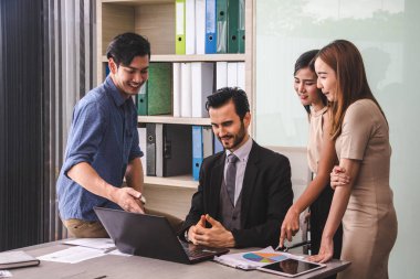 İş adamları iş toplantısı.