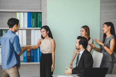 İş adamları iş toplantısı.