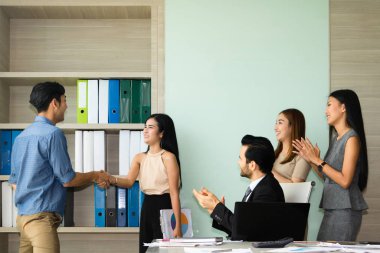 İş adamları iş toplantısı.