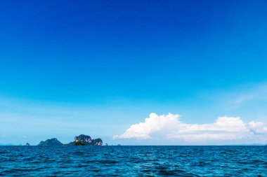 beach sand sea and island,sky