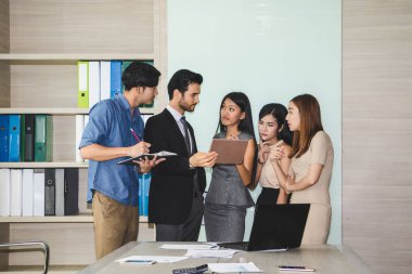 İş adamları iş toplantısı.