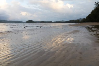 beach sand sea and island,sky