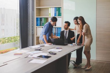 İş adamları iş toplantısı.