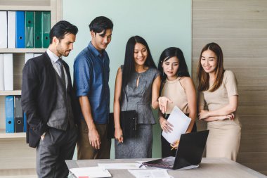 İş adamları iş toplantısı.