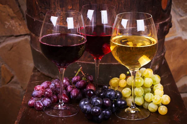 Vino e cibo — Foto Stock