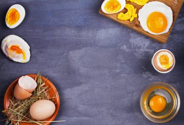 Yumurta pişirme farklı yolları: omlet, omlet, haşlanmış, ham ve haşlanmış