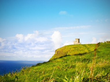 Moher Cliffs, Batı İrlanda Sahil, County Clare, yaban Atlantik Okyanusu
