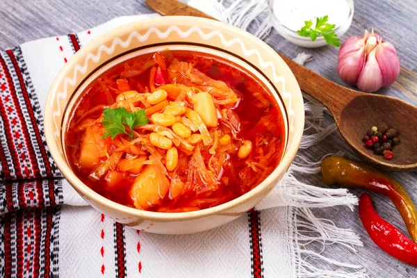 Borsht, bortsch, borshch, pancar çorbası. Çorba, Ukrayna, Rusya ve Polonya mutfağı ile ilişkili