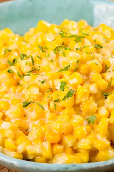 Kremalı tavada Mısır