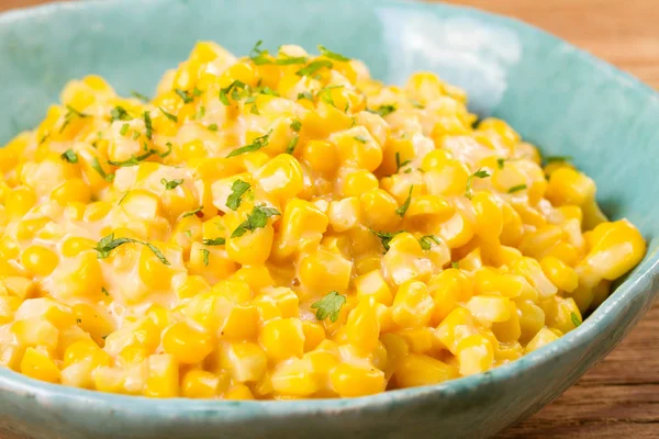 Creamed skillet corn — Stock Photo, Image