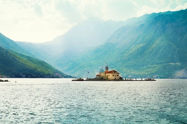 Schöne Landschaft Mit Meer Und Bergen Fjord Der Adria Unsere — Stockfoto