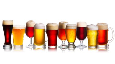 Bira çeşitli türlü dizisi. Seçim çeşitli bira, bira