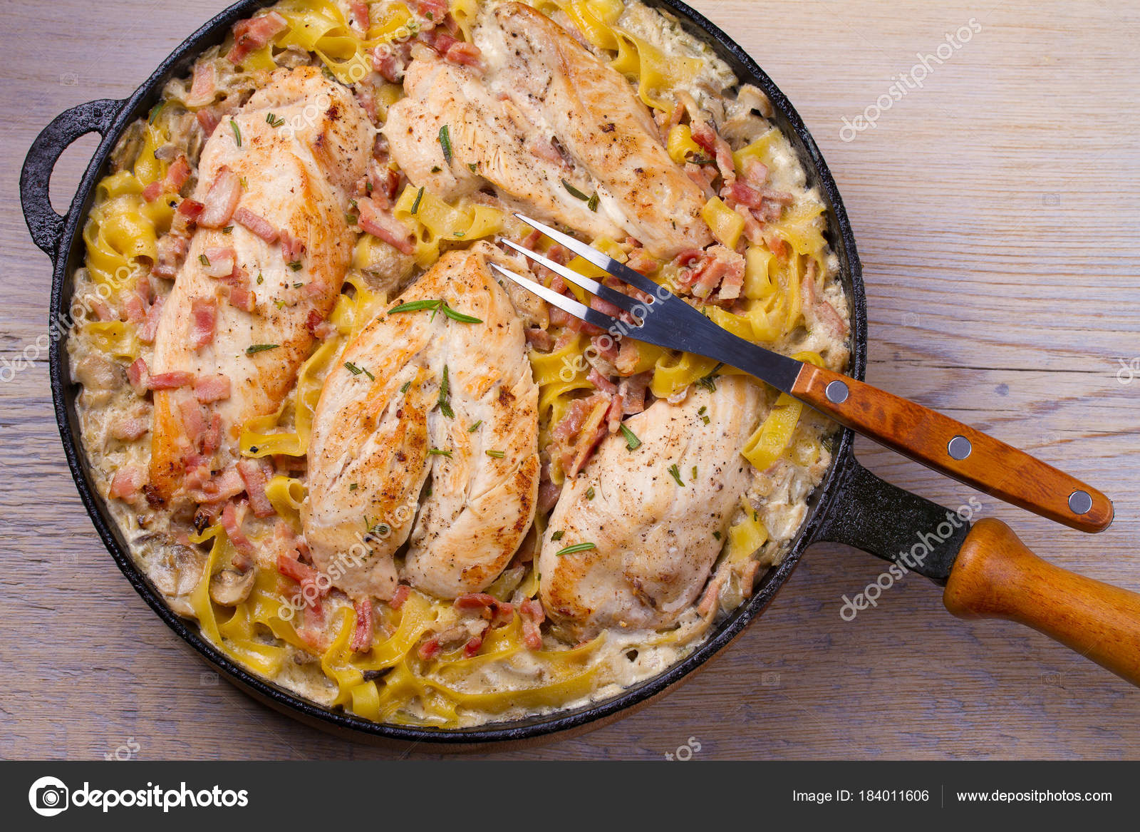 Chicken Bacon Mushroom Pasta - All Mushroom Info