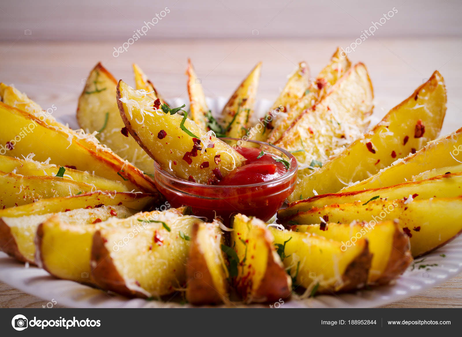 Fırında Parmesanlı Patates Fırında Parmesanlı Patates