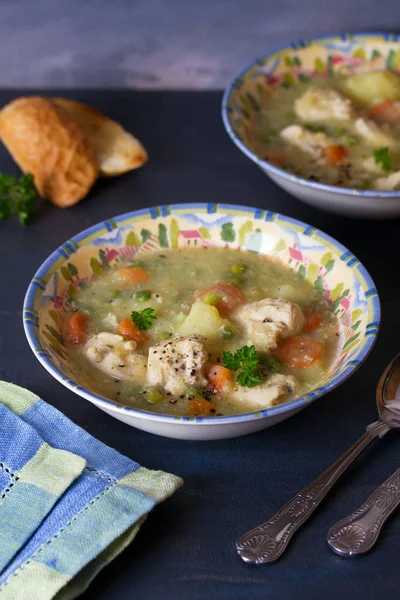 Chicken Stew Vegetables — Stock Photo, Image