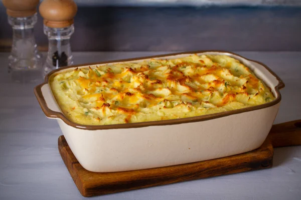 Creamy Fish Pie 아일랜드의 요리이다 이미지 — 스톡 사진