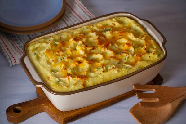 Creamy Fish Pie 아일랜드의 요리이다 이미지 — 스톡 사진